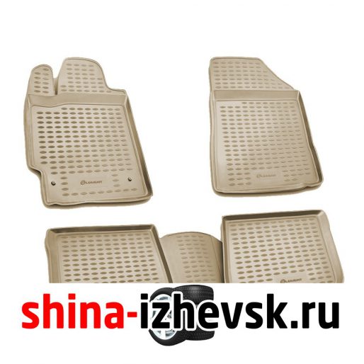 Коврик Autofamily коврик в салон полиуретановый бежевый для TOYOTA Camry XV40 2006-2011 в Ижевске